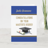 Top Pick! Master's Degree! Afstuderen Kaart (Voorkant)