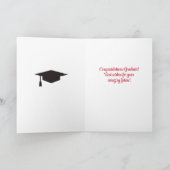 Top Pick! Master's Degree! Afstuderen Kaart (Binnen)