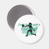 TOP Pickleball Meisje DMW magneten (Voorkant / Achterkant)