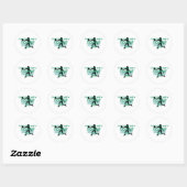 TOP Pickleball Meisje DMW Ronde Sticker (Vel)