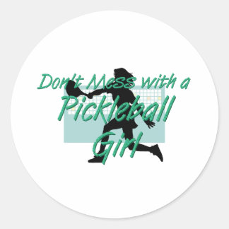 TOP Pickleball Meisje DMW Ronde Sticker