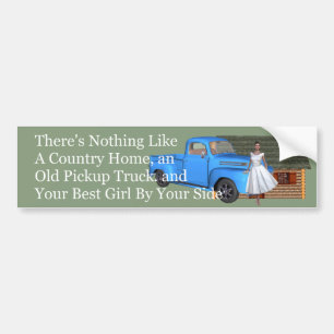 TOP Pickup Truck Bumpersticker