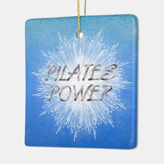 TOP Pilates Power Keramisch Ornament (Links)