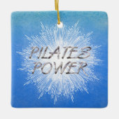 TOP Pilates Power Keramisch Ornament (Voorkant)
