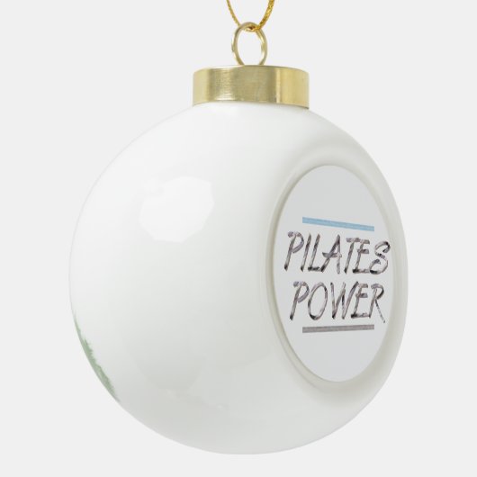 TOP Pilates Power Keramische Bal Ornament (Links)