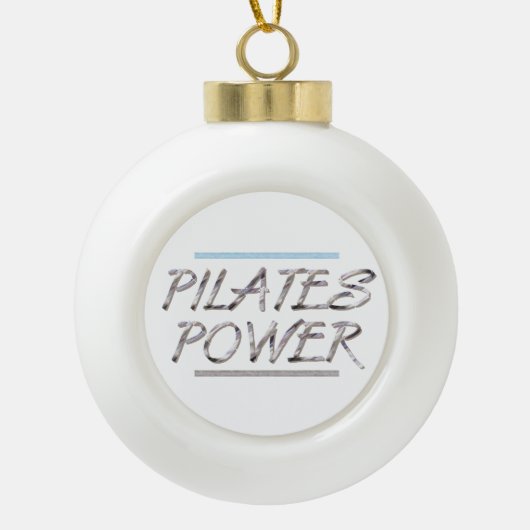 TOP Pilates Power Keramische Bal Ornament (Voorkant)