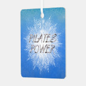 TOP Pilates Power Metal Ornament (Voorkant links)