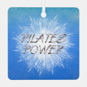 TOP Pilates Power Metal Ornament (Achterkant)