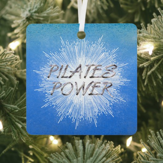 TOP Pilates Power Metal Ornament (Insitu)
