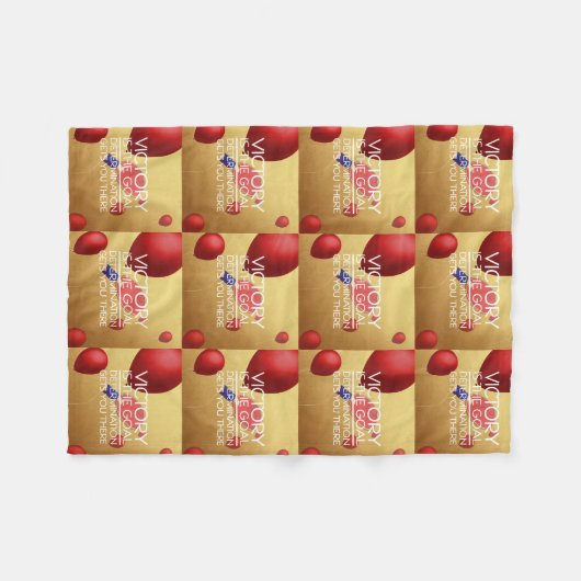 TOP Ping Pong Victory Fleece Deken (Voorkant (Horizontaal))