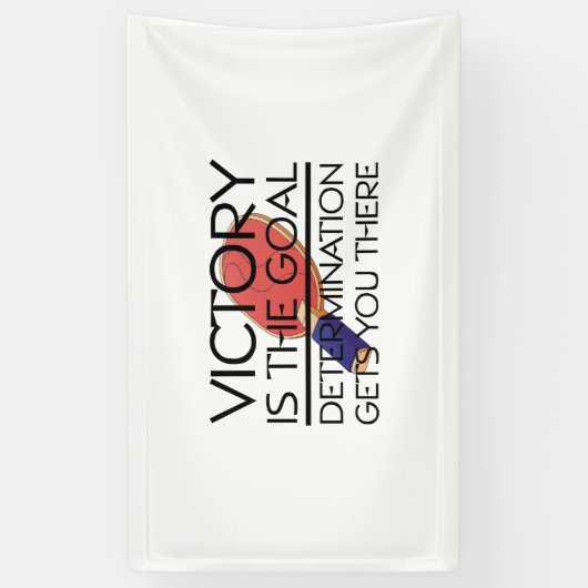 TOP Ping Pong Victory Spandoek (Verticaal)