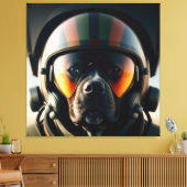 TOP PISTOOL ACE DOG ART PRINT SERIE NR. 2 (Insitu (Woonkamer))