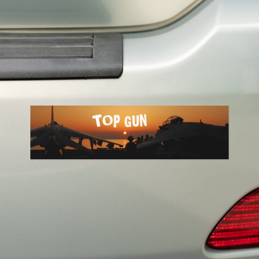 TOP PISTOOL BUMPERSTICKER (Op auto)
