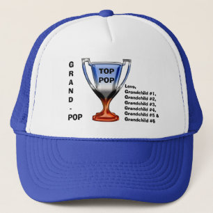 Top Pop Trophy Head Topper (voor Grand-Pop) Trucker Pet