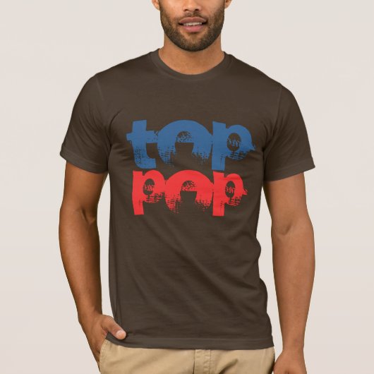 TOP POP Vaderdag T-shirt (Voorkant)