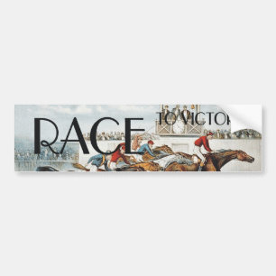 TOP Race naar de overwinning Bumpersticker