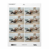 TOP Race naar de overwinning Etiket (Full Sheet)