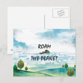 TOP Roam de planeet Briefkaart (Voorkant / Achterkant)