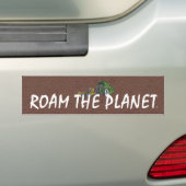 TOP Roam de planeet Bumpersticker (Op auto)