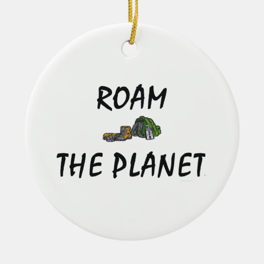 TOP Roam de planeet Keramisch Ornament (Voorkant)