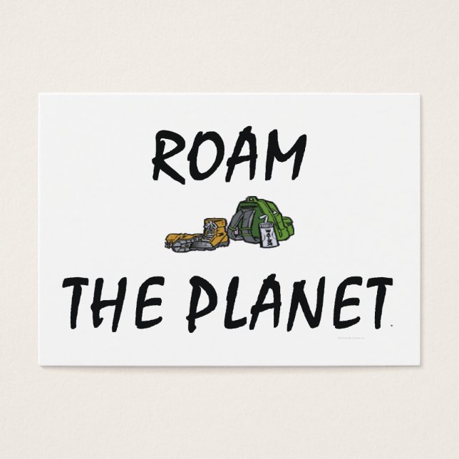 TOP Roam de planeet Visitekaartje (Voorkant)