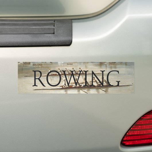 TOP Roeien Bumpersticker (Op auto)