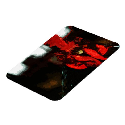 Top Rooster Abstract Magneet (Linkerzijde)