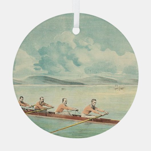 TOP Rower Glass Ornament (Achterkant)