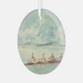 TOP Rower Glass Ornament (Voorkant links)