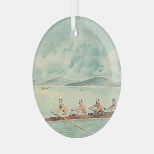 TOP Rower Glass Ornament (Voorkant links)