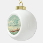 TOP Rower Keramische Bal Ornament (Rechts)