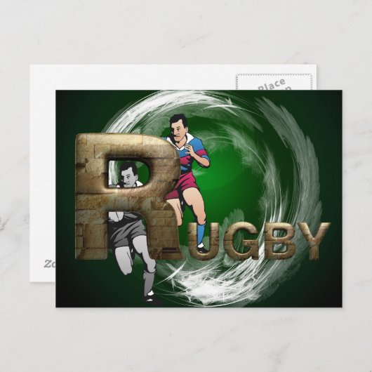 TOP Rugby Briefkaart (Voorkant / Achterkant)