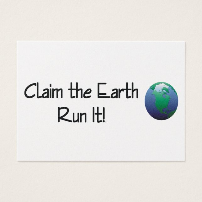 TOP Runner's Earth Visitekaartjes (Voorkant)