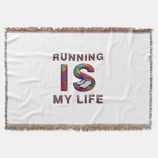 TOP Running is Mijn leven Deken (Voorkant)