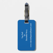 Top Sail Bagagelabel (Achterkant verticaal)