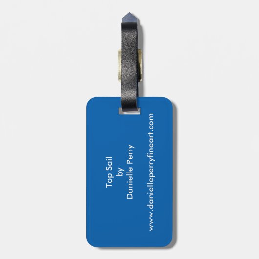 Top Sail Bagagelabel (Achterkant verticaal)