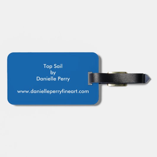 Top Sail Bagagelabel (Achterkant horizontaal)