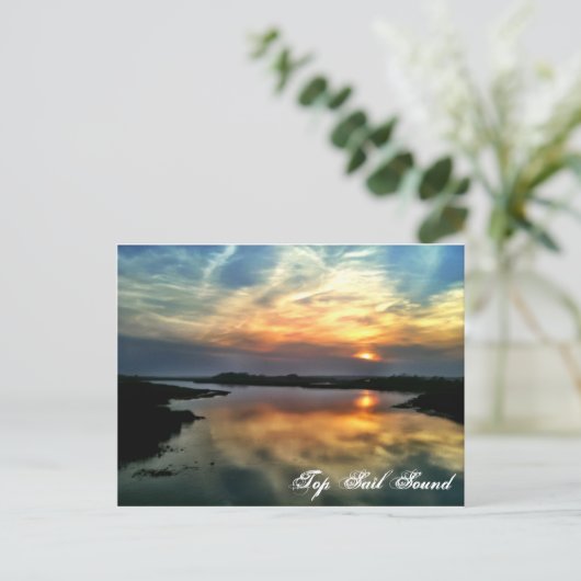 Top Sail Sound Briefkaart (Staand voorkant)