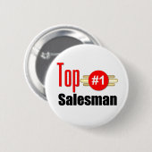 Top Salesman Ronde Button 5,7 Cm (Voorkant /achterkant)
