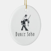 TOP Salsa Dance Keramisch Ornament (Rechts)
