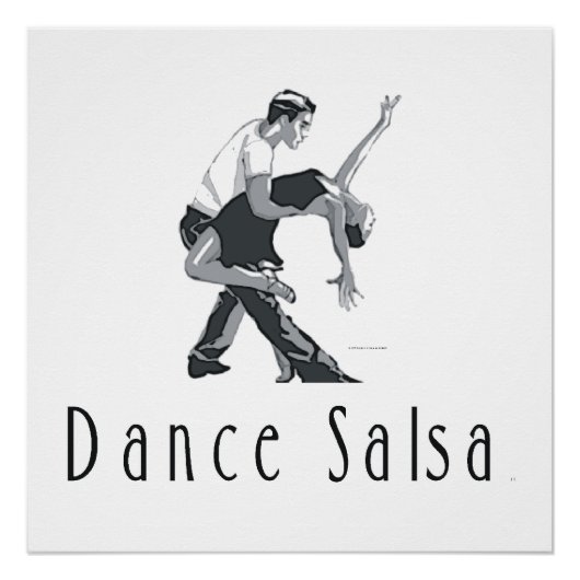 TOP Salsa Dance Poster (Voorkant)