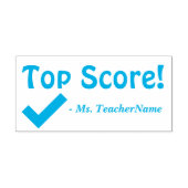 "Top Score!" Tutor Feedback Rubber Stempel (Design)