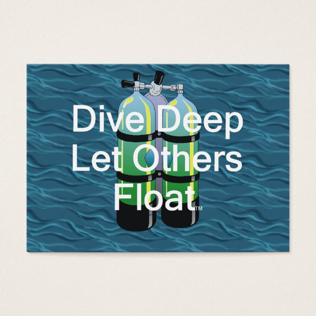 TOP Scuba Diving Visitekaartjes (Voorkant)