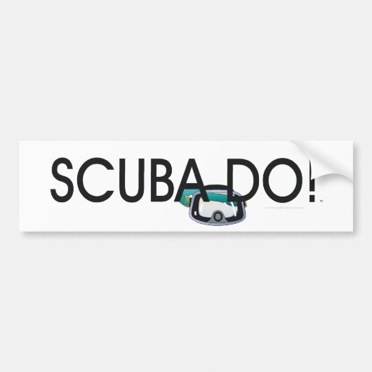 TOP Scuba do Bumpersticker (Voorkant)