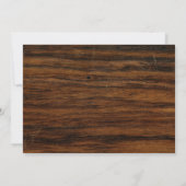 Top Secret Agent Mission Surprise Party Uitnodigin Kaart (Achterkant)