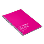 Top Secret Bad Ideas Notebook – Funny Dark Humor  Notitieboek (Rechterzijde)