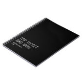 Top Secret Bad Ideas Notebook – Funny Dark Humor Notitieboek (Linkerzijde)