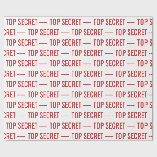 TOP SECRET CADEAUPAPIER (Vlak)