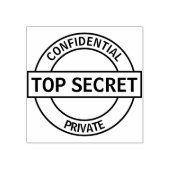 Top Secret Custom Rubberstempel (Afrduk)