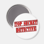 Top Secret Detective Magneet (Voorkant / Achterkant)